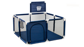 Blauw grondbox vierkant 124x124cm