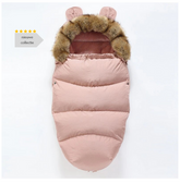 Roze Voetenzak voor Kinderwagen, Buggy en Autostoel