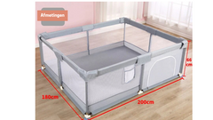 Grijs Grondbox 180x200cm XL