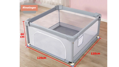 Grijs Grondbox 120x120cm