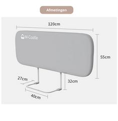 Bedhek opvouwbaar 120cm