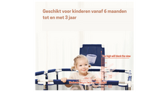 Grijs Grondbox inclusief basketbalnet 188x124cm