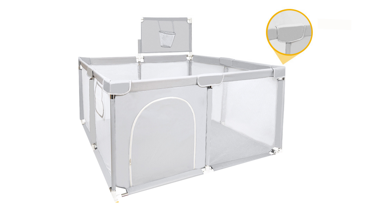 Grijs grondbox vierkant 124x124cm