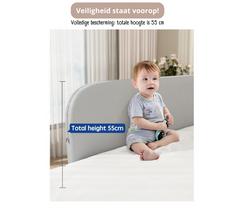 Bedhek opvouwbaar 120cm