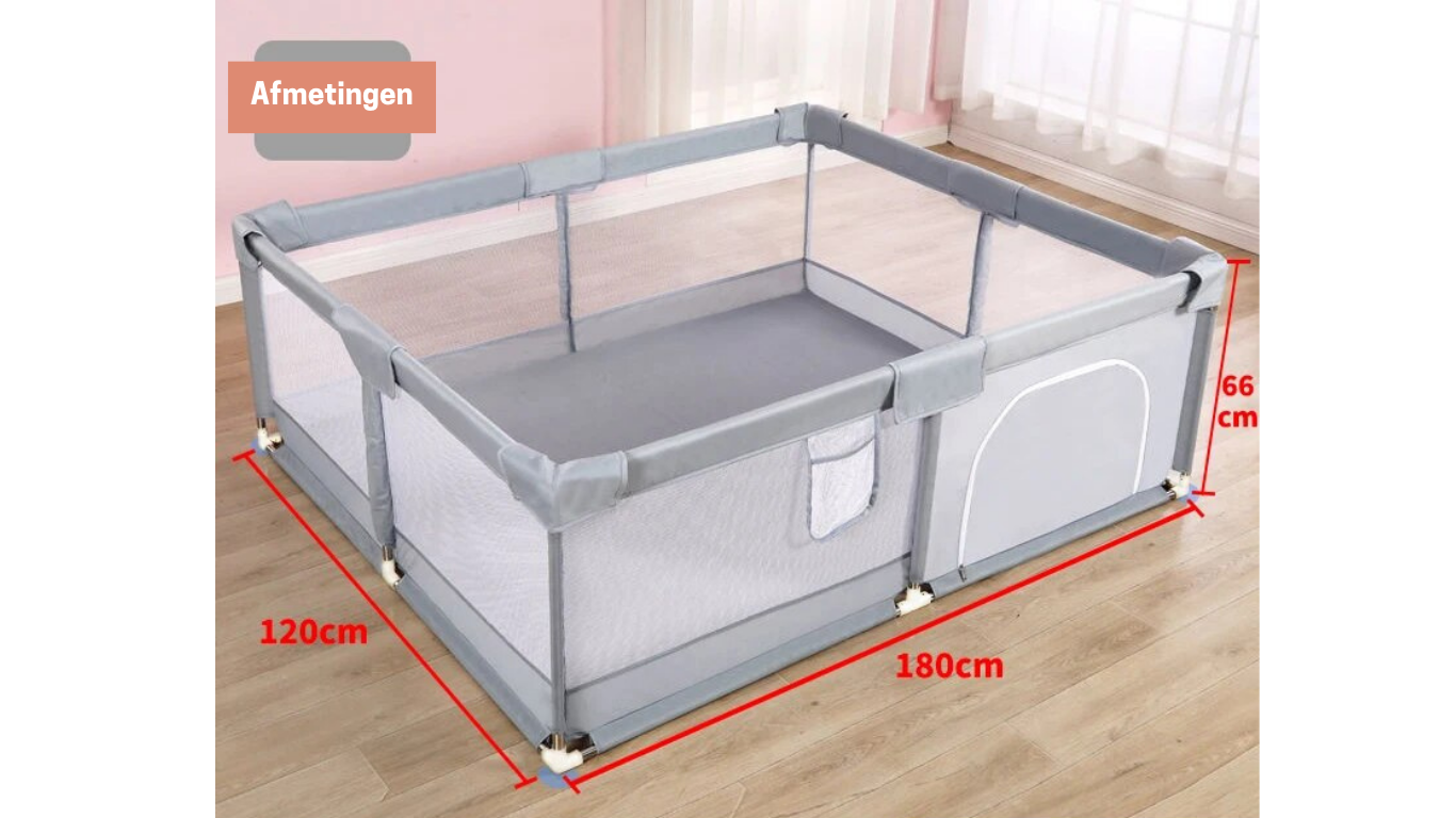 Grijs Grondbox 180x120cm
